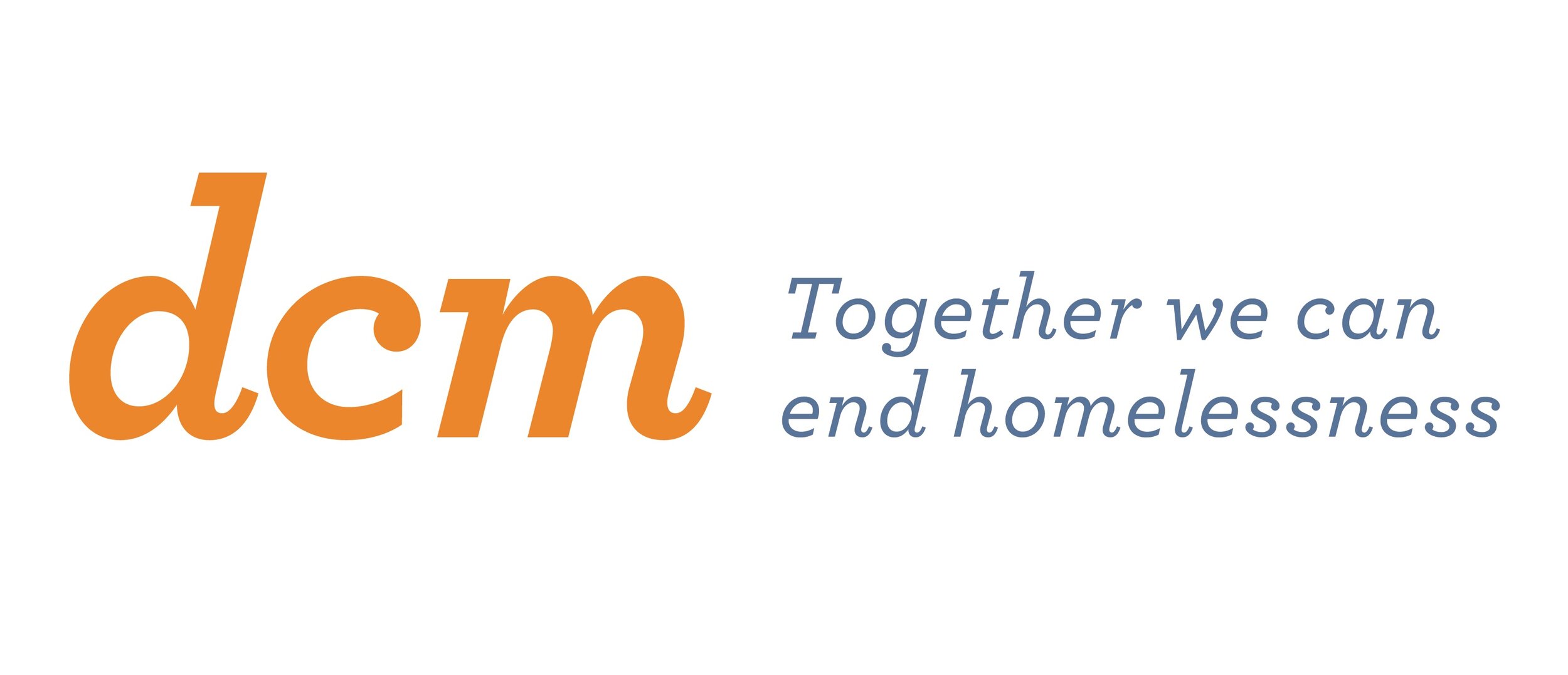 DCM - Together we can end homelessness